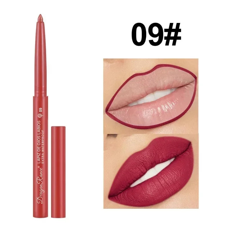 Waterproof matte red lipliner pencil by HSF Marketplace with moisturizing, non-stick formula, ideal for contouring and long-lasting lip makeup.