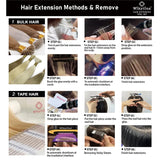 UV light hair extension tool set for easy application by HSF Marketplace