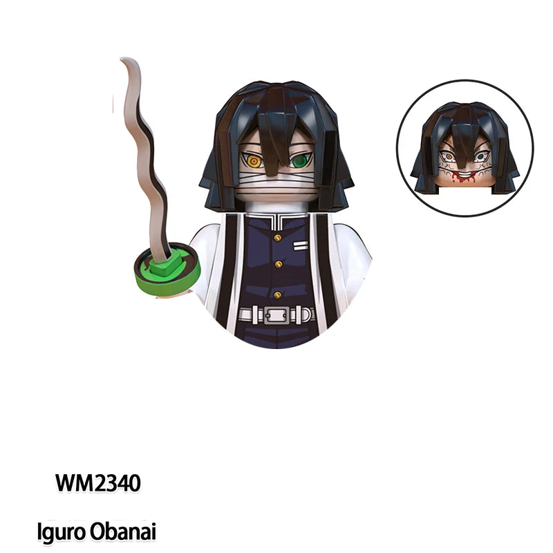 Demon Slayer action figures building bricks blind box collectible by HSF Marketplace