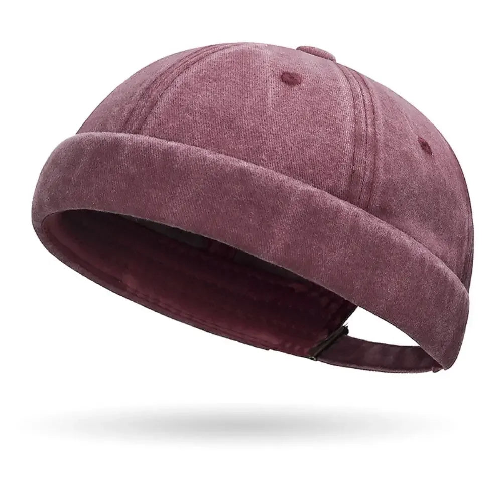 Women's hip hop brimless baggy beanie skullcap hat with cuff, HSF Marketplace