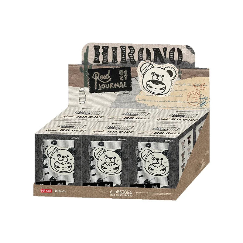 POP MART Hirono Road Journal Series plush doll pendant blind box collectible figure in kawaii anime style