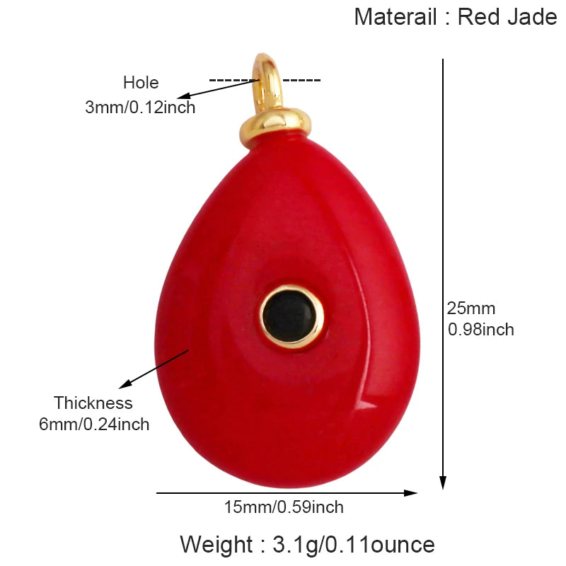 Gold-plated charm pendant featuring jade agate, amethyst, amazonite, water grass, and lapis lazuli for necklace craft jewelry making