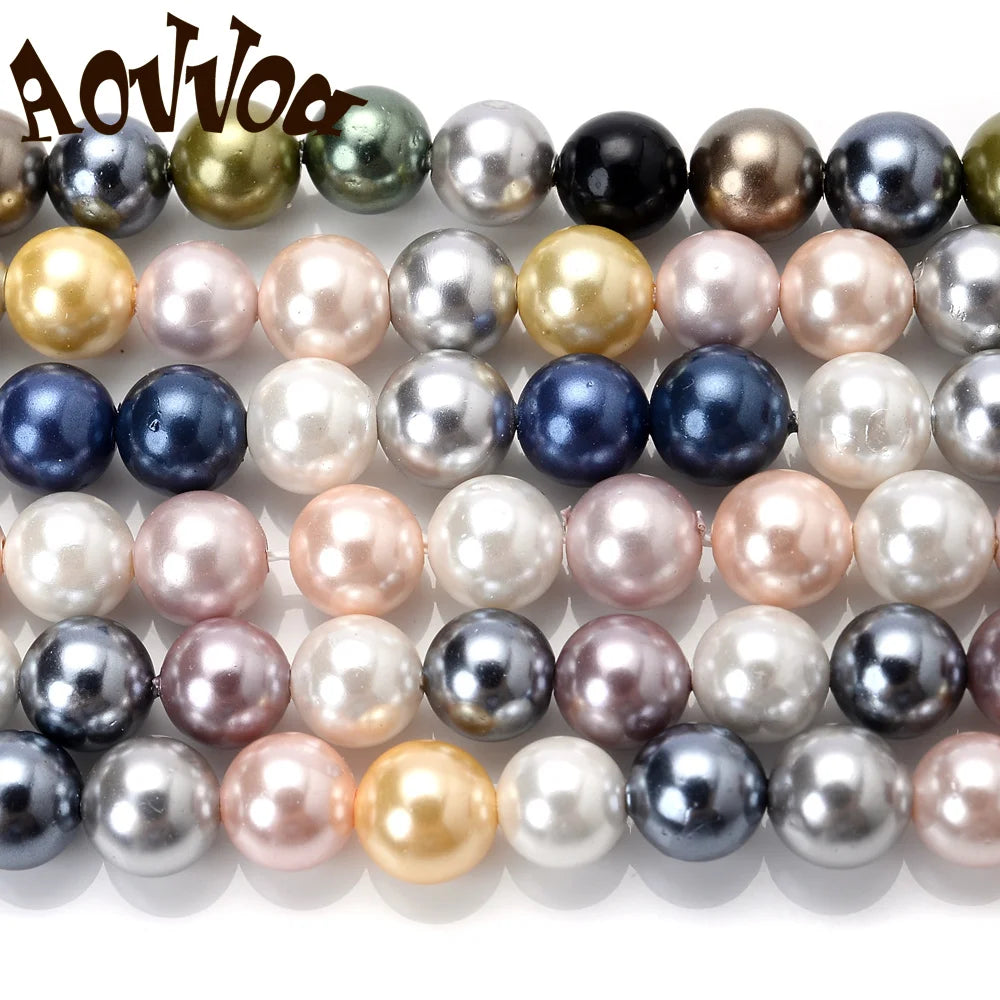 Natural freshwater shell pearls for jewelry making beads, HSF hair styling tool components