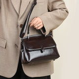 Elegant leather small handbag for women, HSF Marketplace shoulder bag with crossbody style and high-quality design.
