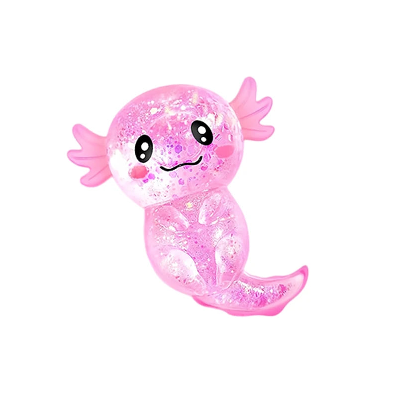 Squishy Maltose Axolotl Fidget Toys Soft Glitter Slow Rebound Anxiety Relief Squeeze Stress Ball ASMR Sensory Anti Stress Toy
