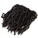 10 Inch Short Curly Spring Pre-twisted Braids Synthetic Crochet Hair Extensions 15 Strands/Pack Ombre Crochet Twist Braids Hair
