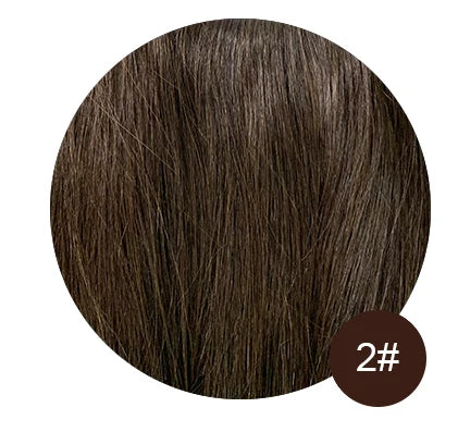 7-piece clip-in human hair extensions, natural straight Remy hair weft, 12–26 inch hairpieces for women