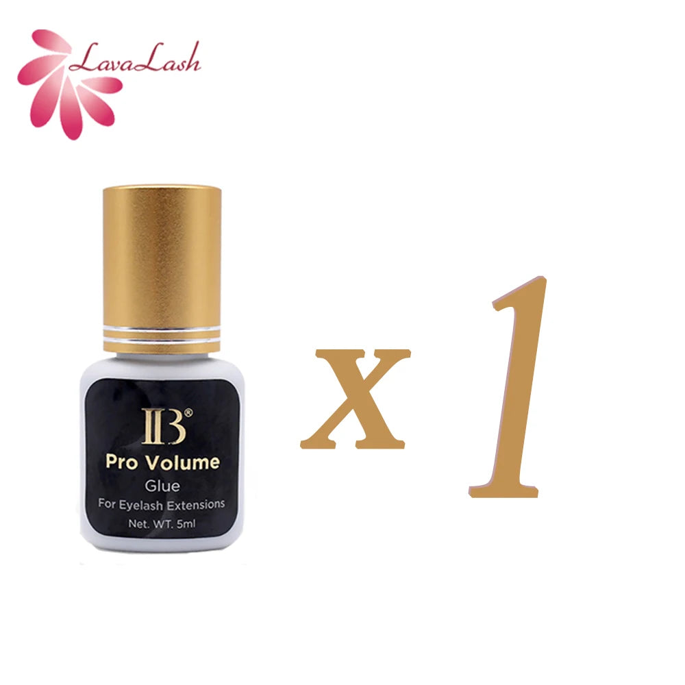 New IB Pro Volume Eyelash Extension Glue 1S Fast Dry Long Last Korea Original Strong Cola 5ml Fake Lashes Adhesive