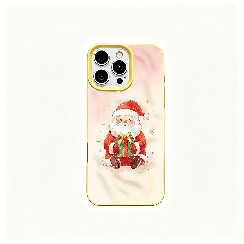 Christmas Santa gift phone case for iPhone 17 to 12 Pro by HSF Marketplace