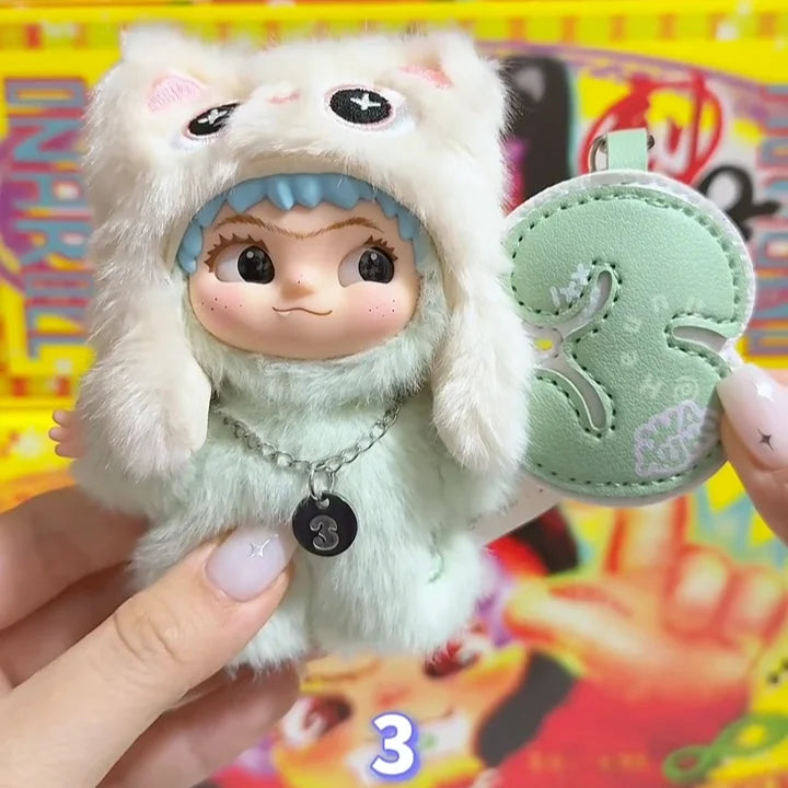 Wakuku On A Roll Series V3 blind box vinyl plush pendant doll collectible figure by HSF Marketplace