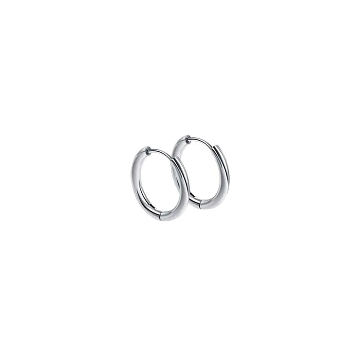 Black stainless steel stud earrings set for men and women by HSF Marketplace