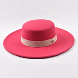 Women's French style fedora hat by HSF Marketplace, elegant winter accessory with a structured brim