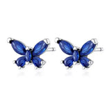 925 sterling silver sparkling herbarium cluster heart halo stud earrings for women-party wedding jewelry