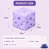 Viral Jumbo Blueberry Cheese Squishy sensory toy by HSF Marketplace for stress relief and fun