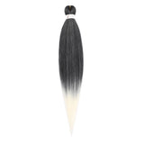 Pre-stretched Braids Hair Professional Itch Free Hot Water Setting Synthetic Fiber Ombre Yaki Texture Braid Hair Extensions