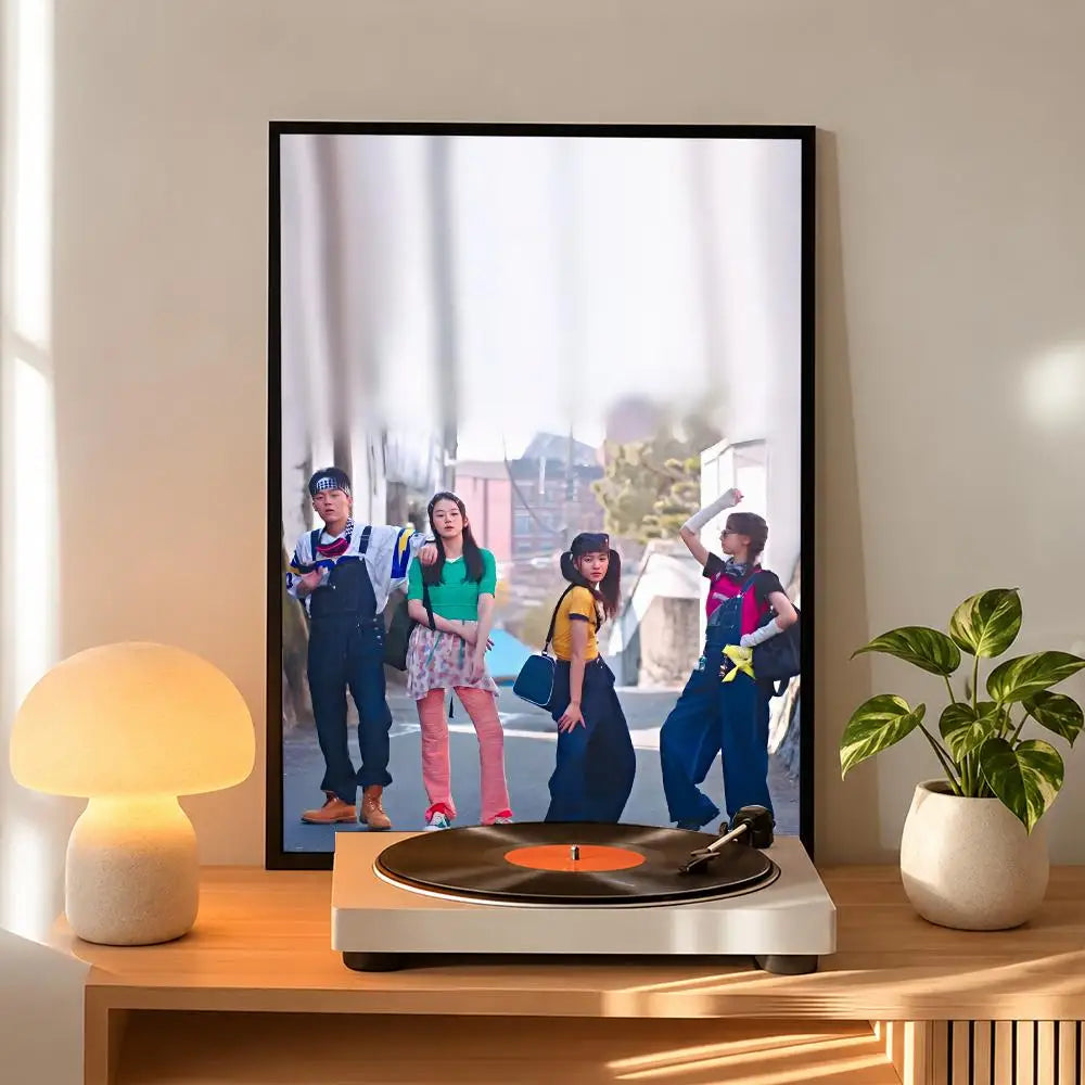 Korean romance drama series art poster for home decor, HSF Marketplace K-culture merch