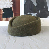 Warm wool blend winter beret hat for women in elegant style by HSF Marketplace