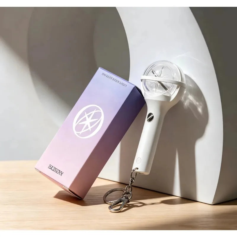 Katseye merch mini lightstick keychain by HSF Marketplace for K-pop fans