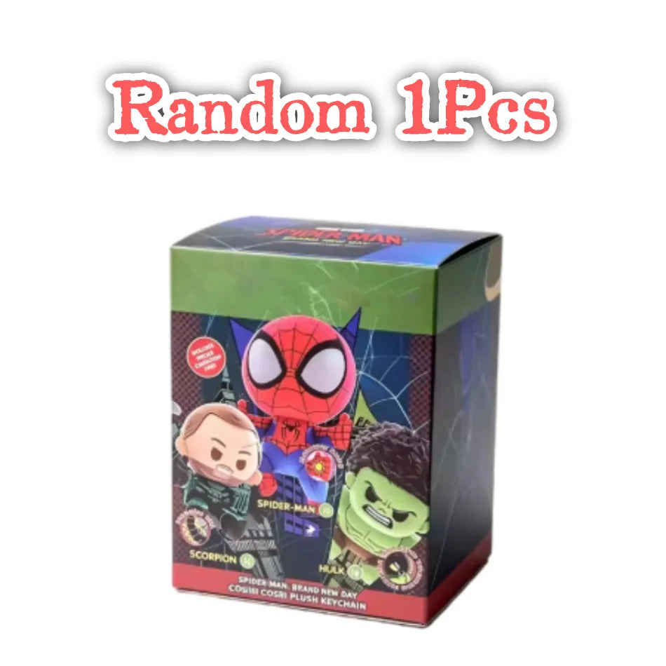 Spider-Man Brand New Day COSBI plush keychain blind box stuffed figure pendant collectible toy