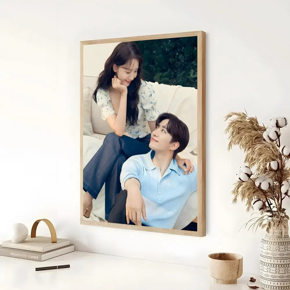 Korean TV King the Land poster, K-culture wall decor by HSF Marketplace