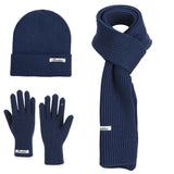 Winter knitted beanie, scarf and touch screen gloves set by HSF Marketplace