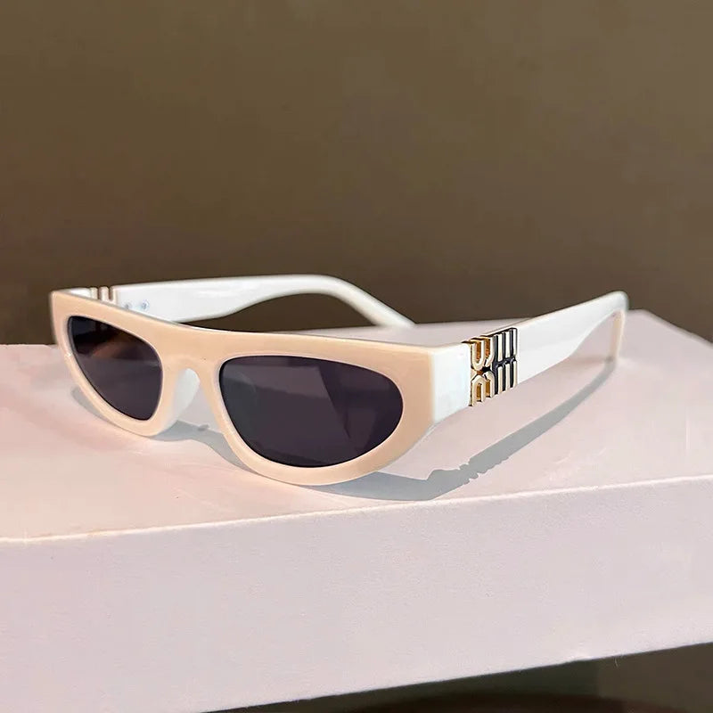 Small frame vintage cat eye sunglasses for women with UV400 protection by HSF Marketplace