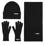 Winter knit set with scarf, hat, and gloves for men and women by HSF Marketplace