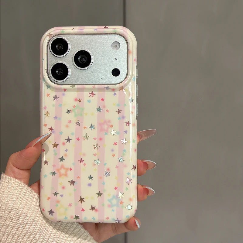 Gradient starry sky iPhone case for 13–18 Pro Max models by HSF Marketplace