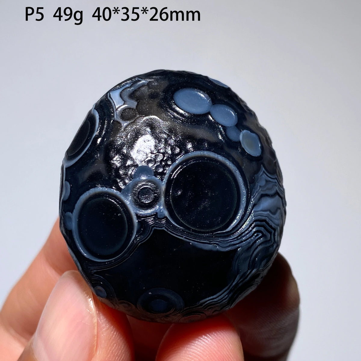 Natural Gobi Agate Eye Mineral Crystal Energy Specimen Collectible Gift Home Decor - Appreciation of Natural Stones