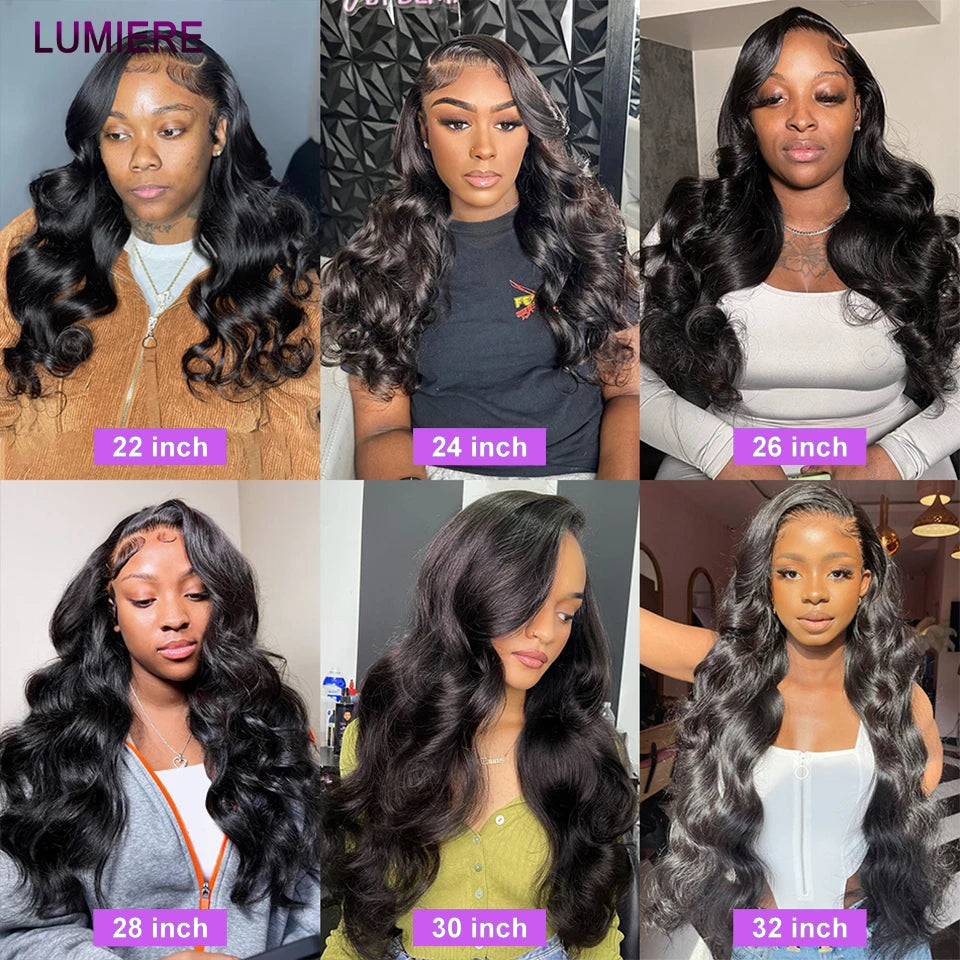 Body Wave Human Hair Bundles with Closure Frontal 5x5 6x6 HD Transparent Real Virgin Human Hair Weave 3/4 Bundles with Closure Brazilian Human Hair Bundles With Closure Body Wave Raw Virgin 3 4 Bundles With 4x4 5x5 HD Lace Cl