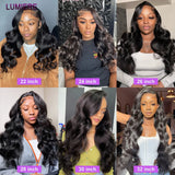 Body Wave Human Hair Bundles with Closure Frontal 5x5 6x6 HD Transparent Real Virgin Human Hair Weave 3/4 Bundles with Closure Brazilian Human Hair Bundles With Closure Body Wave Raw Virgin 3 4 Bundles With 4x4 5x5 HD Lace Cl
