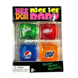 Mini stress relief cube 4-pack sensory toys for fidgeting and relaxation by HSF Marketplace