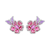 Orstarry S925 sterling silver 18k gold classic knot stud earrings for women, close-up jewelry view