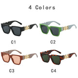 Luxury vintage square sunglasses for men and women, 2026 style by HSF Marketplace