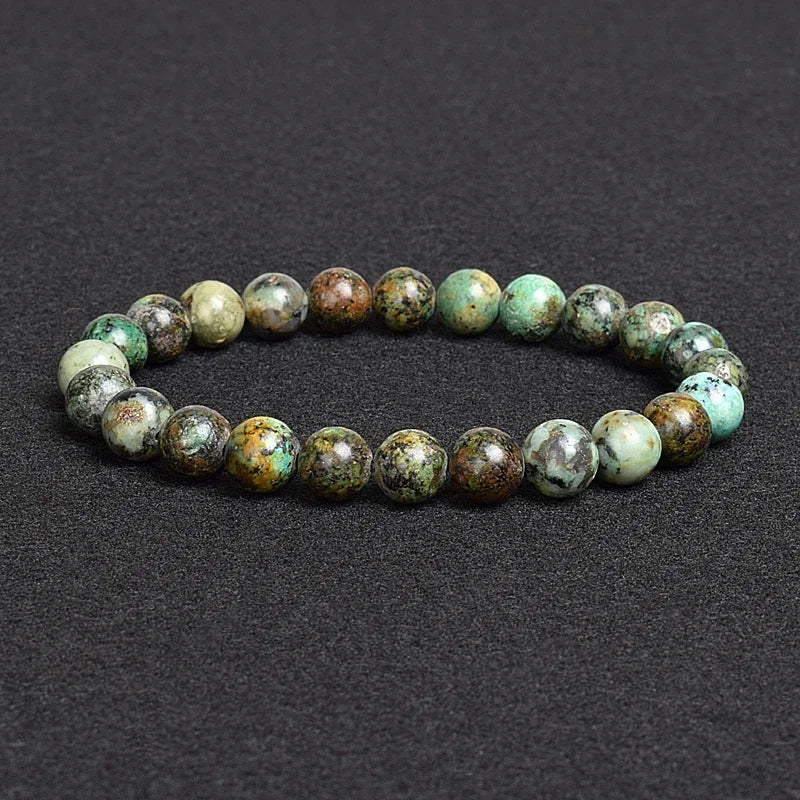 Genuine Natural Stone Bracelet Apatite Lapis Lazuli Agate Crystal Tiger Eye High Quality Gem Beads Bracelet Homme Jewelry Bangle