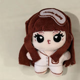 Kpop idol plush doll keychain for bags, HSF Marketplace K-Culture merch in soft character design