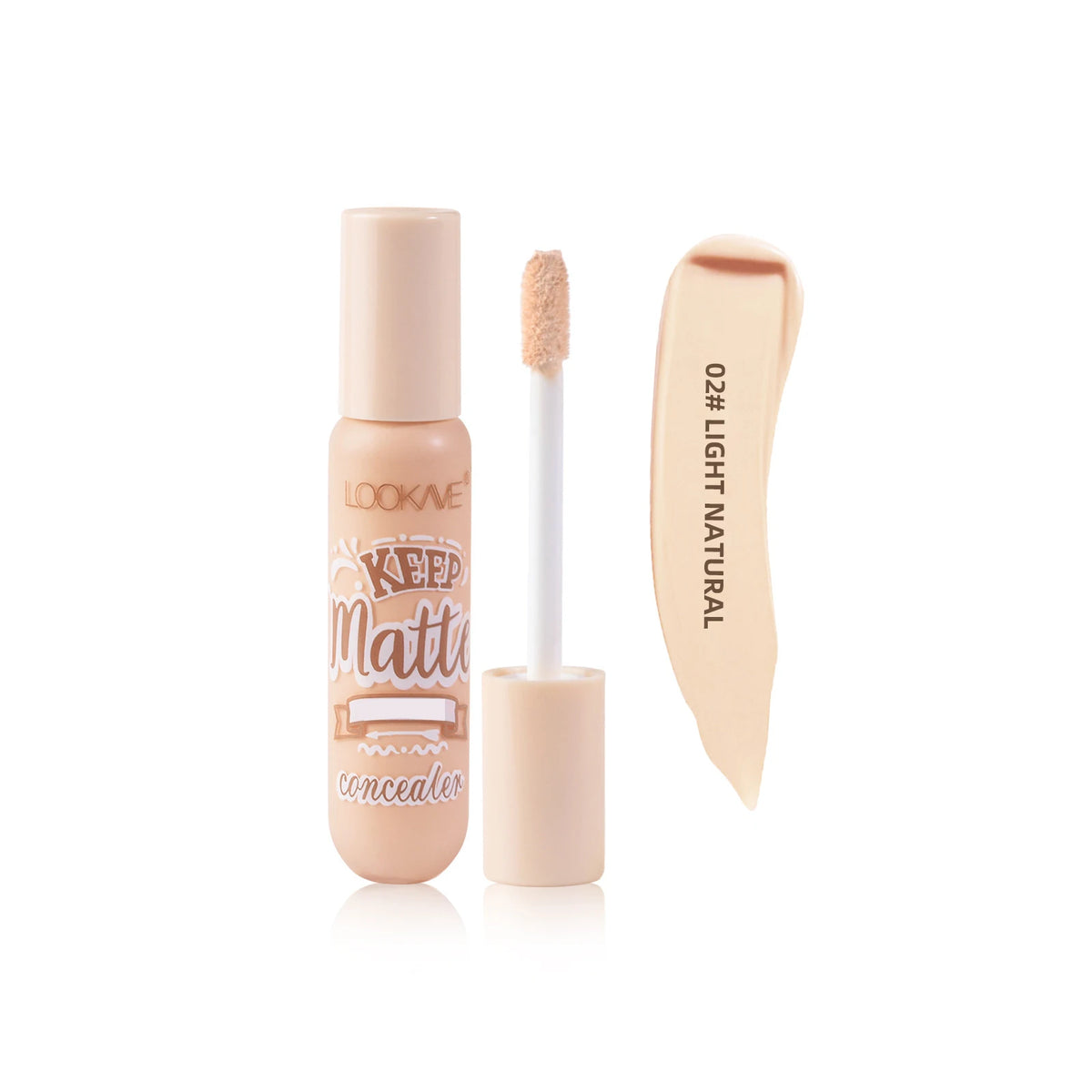 HSF Marketplace liquid concealer stick with six shades, full coverage cream makeup for acne and dark circles, moisturizing and natural matte finish.