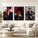 Lee Jung-jae portrait art poster for home decor, K-Culture merch by HSF Marketplace