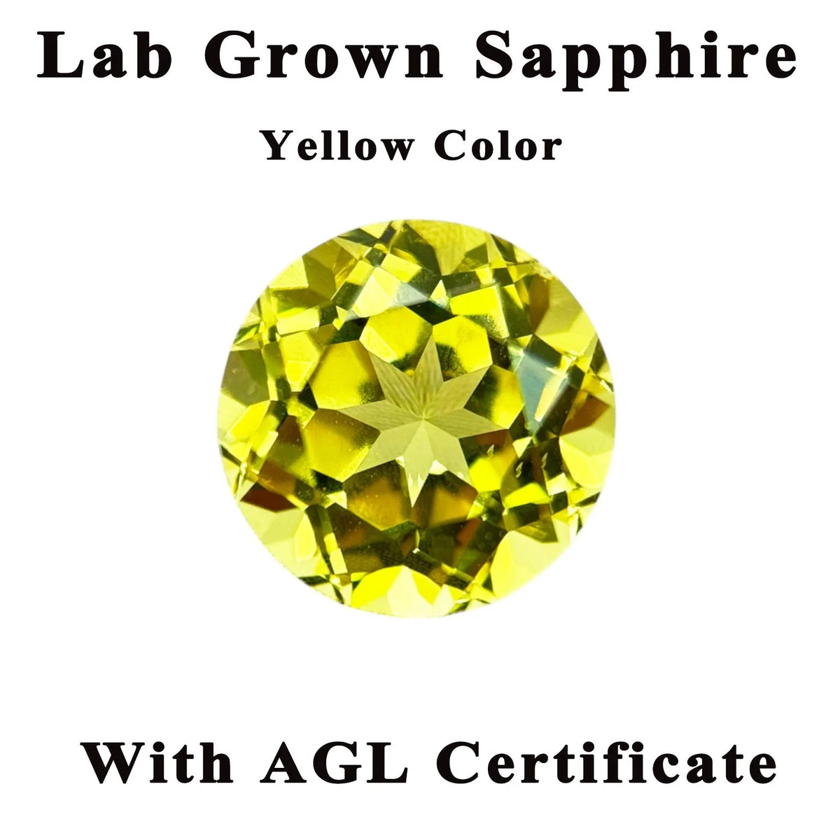 Lab Grown Sapphire Round Shape Royal Blue Color DIY Charms Jewelry Making Ring Necklace Earrings Main Materials Certificate
