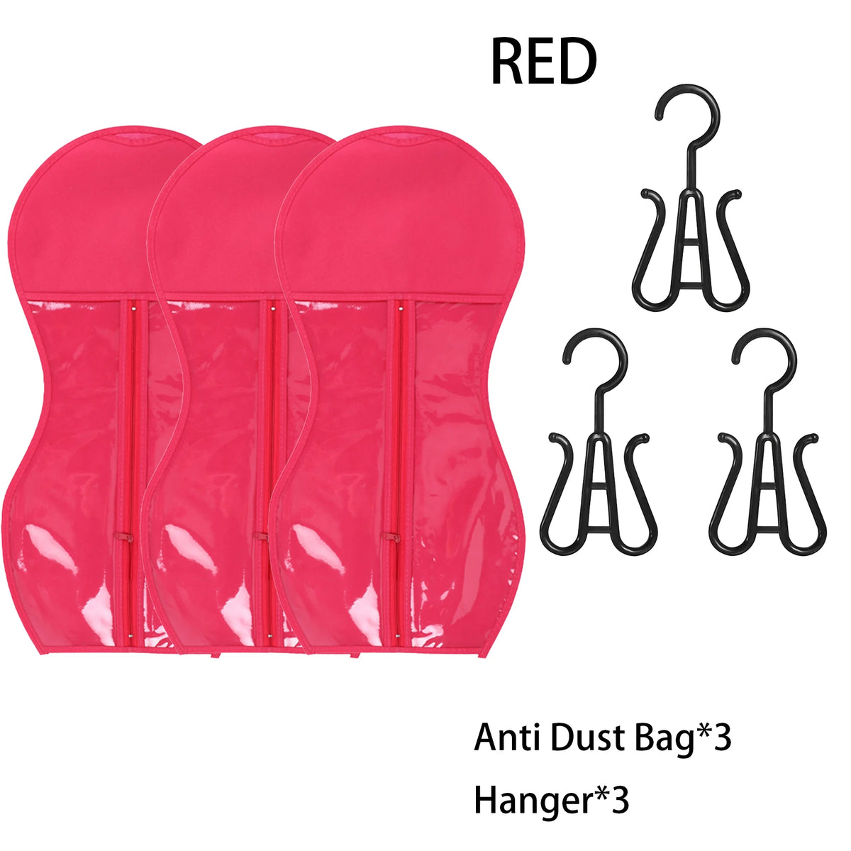 Wig Storage Portable Wig Bags Storage With Hanger Hair Extension Holder For Styling Wig Storage Bags Wig For Home & Travel