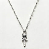S925 silver double-sided couples necklace, non-fading and allergy-free design by HSF Marketplace