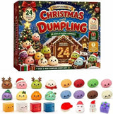 HSF Marketplace 2026 Christmas Advent Calendar with 24 dumpling squishy fidget toys in a mystery gift box