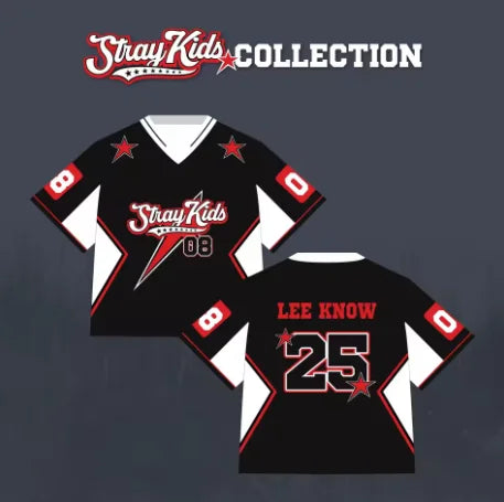 Stray Kids World Tour jersey, breathable quick-dry fan tee by HSF Marketplace