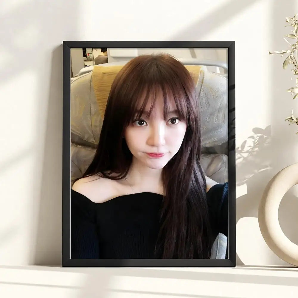 Yoon Eun Hye retro visual poster for home decor, K-culture merch by HSF Marketplace
