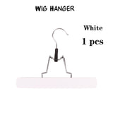 Plussign Wooden Double-Sided Hanger With Swivel Hook For Hairpieces Ponytail Bundles Holder Hanger For Wig Carrier Wig Holder