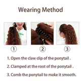Human hair body wave drawstring ponytail extension, 8–26 inch ponytail hairpiece by HSF Marketplace