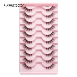 Natural half false eyelashes, 5 or 10 pairs, HSF Marketplace, lightweight lash strips for effortless beauty