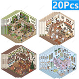 3D landscaping stickers for miniature scenes, Sticker Therapy by HSF Marketplace