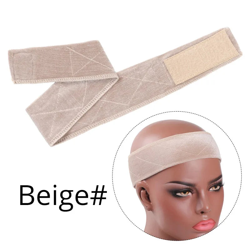 Non-slip velvet wig grip headband for women, adjustable comfort design by HSF Marketplace