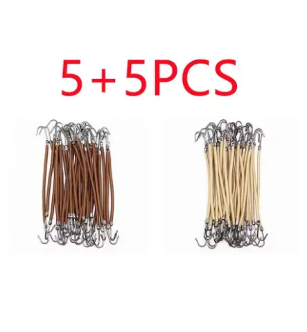 Fashionable Double Hook Headband Set for Women High Elasticity Rubber Ponytail Holder Sturdy And Stable Hair Accessory